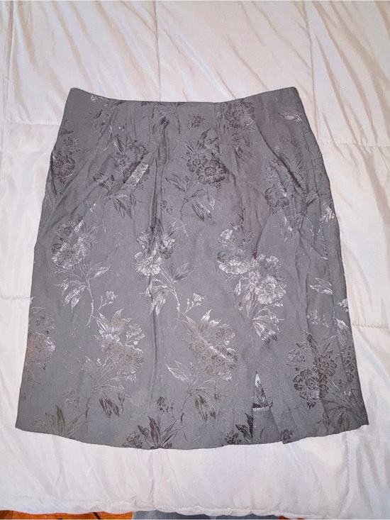 Dresses & Skirts - Vintage Black Floral Jacquard Pencil Skirt